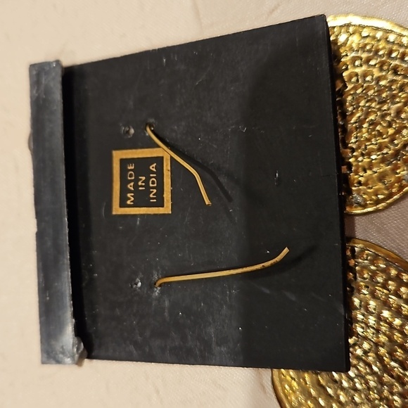 3 PAIRS of Vintage BOHOMINIAN BRASS Earrings - Picture 12 of 12